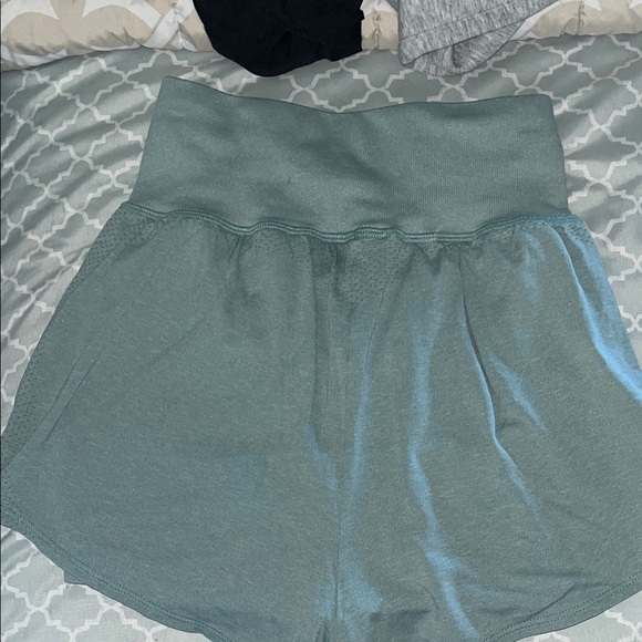 Gymshark Vital Seamless 2.0 2-in-1 Shorts Teal High Waisted Womens Small - Picture 5 of 6